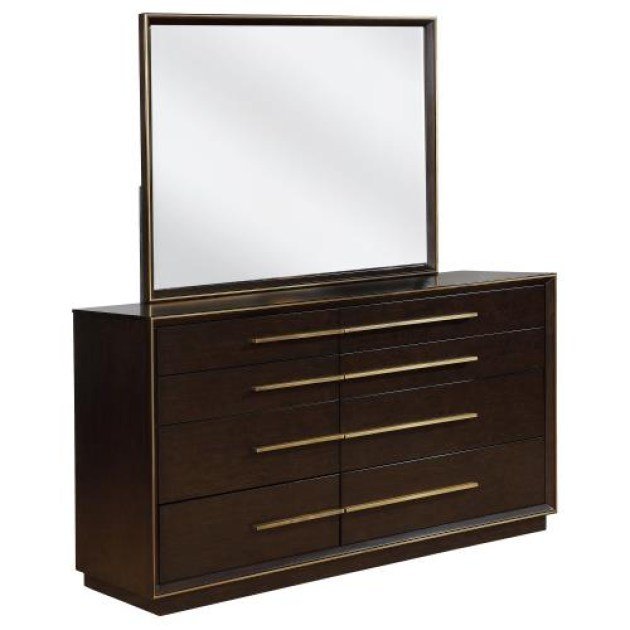 Dresser with Mirror Smoked